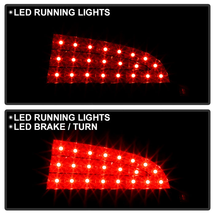 Spyder Dodge Charger 06-08 LED Tail Lights Black ALT-YD-DCH05-LED-BK 5002273