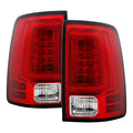 Spyder 13-14 Dodge Ram 1500 LED Tail Lights - Red Clear ALT-YD-DRAM13V2-LED-RC 5084071