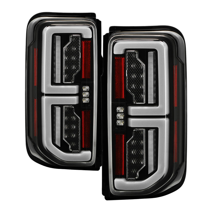 SPYDER 21-23 Ford Bronco Factory LED Model LED Tail Lights (ALT-YD-FB21-LED-BK) 5088758