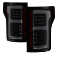 Spyder 15-18 Ford F-150 LED Tail Lights (w/Blind Spot) - Black Smoke (ALT-YD-FF15015BS-LBLED-BSM) 5085337