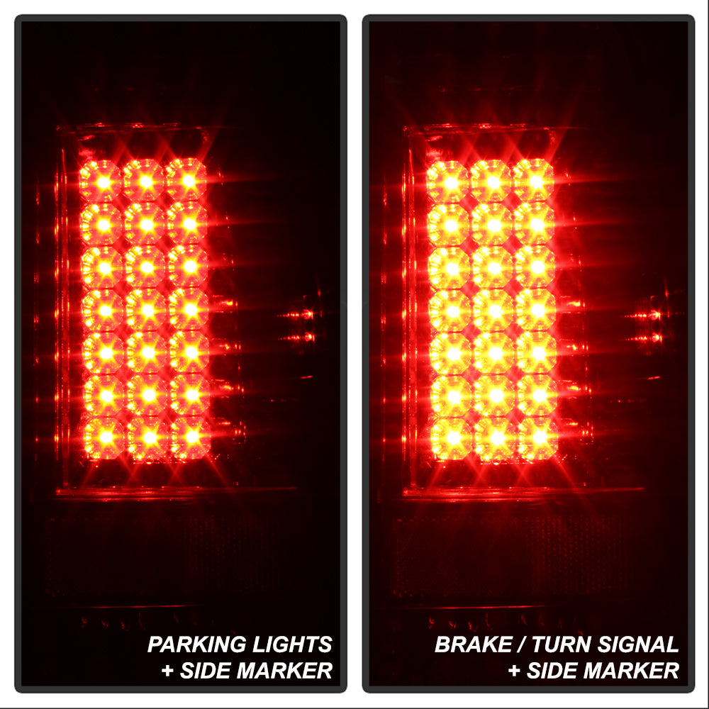 Spyder Ford F150 side 97-03/F250/350/450 Super Duty 99-07 LED Tail Lights Chrm ALT-YD-FF15097-LED-C 5003478