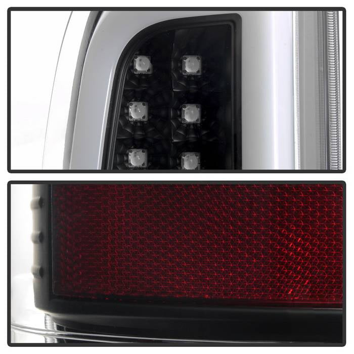 Spyder 97-03 Ford F150 Stylsd. F250/350 V3 Light Bar LED Tail Lights - Blk ALT-YD-FF15097V3-LBLED-BK 5084231