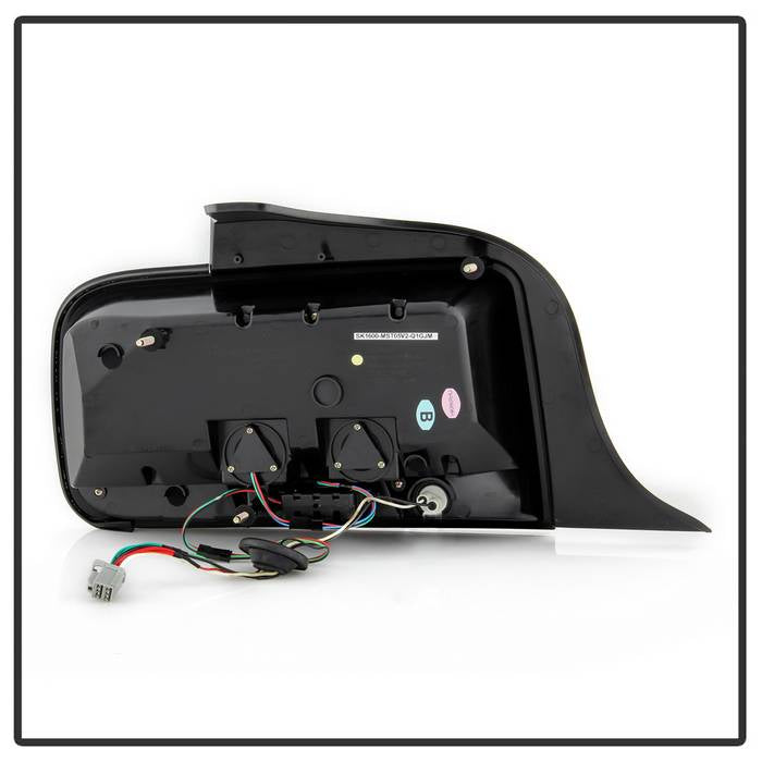 Spyder 05-09 Ford Mustang (Red Light Bar) LED Tail Lights - Smoke ALT-YD-FM05V3-RBLED-SM 5086723