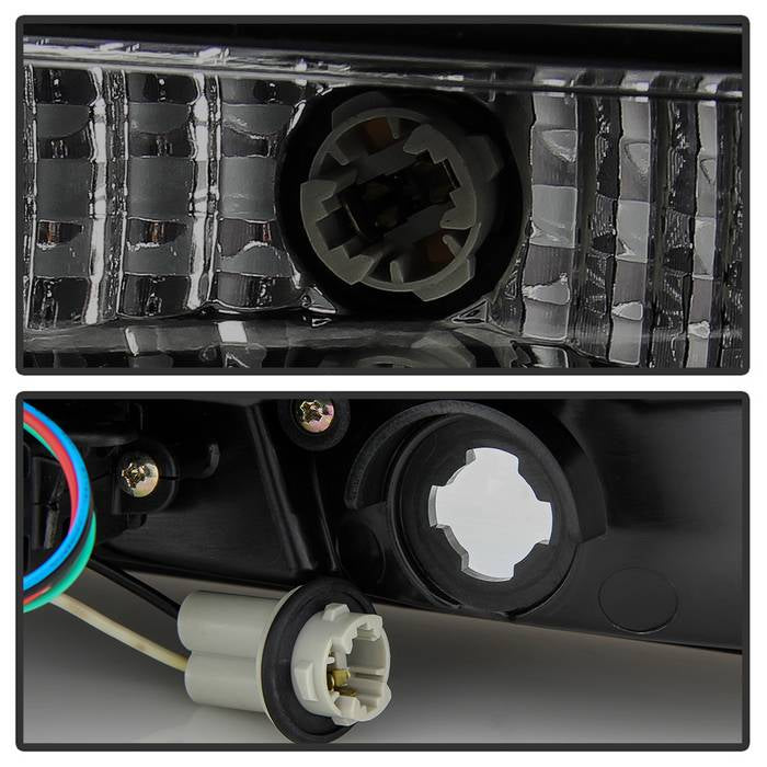 Spyder 05-09 Ford Mustang (Red Light Bar) LED Tail Lights - Smoke ALT-YD-FM05V3-RBLED-SM 5086723