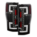 SPYDER 17-18 Ford F250 SD (Excl Halogen Model) LED Tail Lights - Black (ZALT-YD-FS17BS-GRLED-BK) 5089168