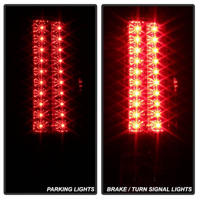 Spyder GMC Sierra 07-13 (Not fit 3500 Dually 4 Rear Wheels)LED Tail Lights Chrome ALT-YD-GS07-LED-C 5014931