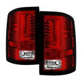 Spyder GMC Sierra 14-16 LED Tail Lights Red Clear ALT-YD-GS14-LBLED-RC 5080677