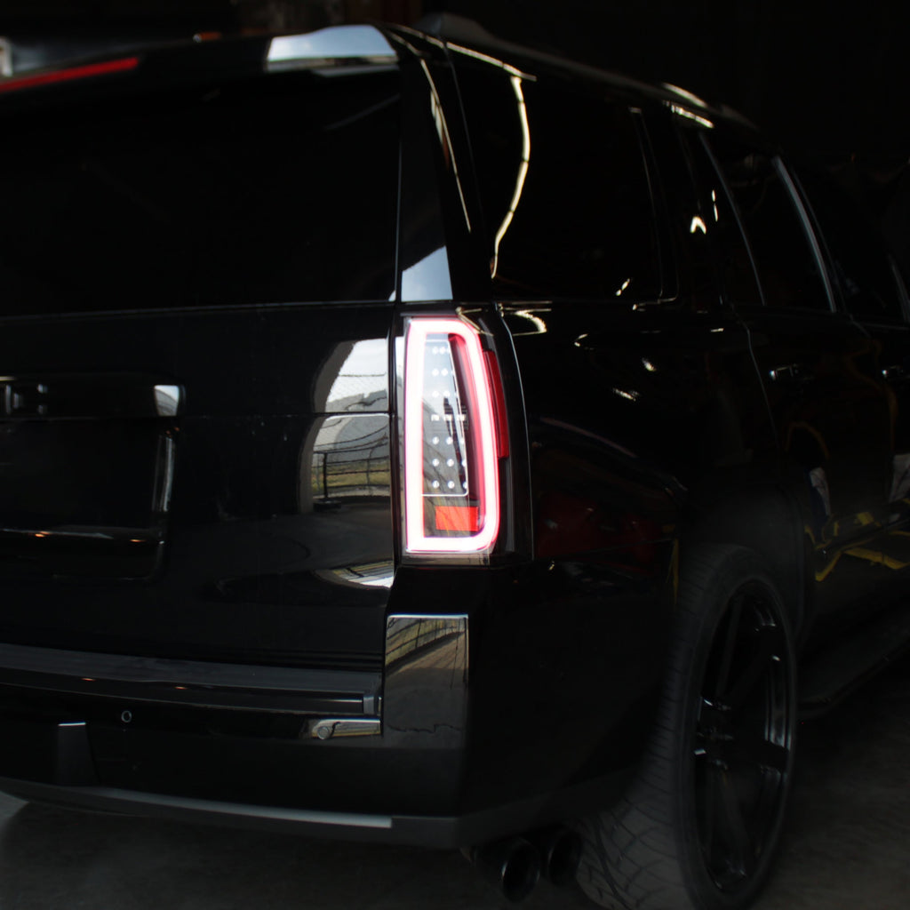Spyder 15-17 GMC Yukon LED Tail Lights - Black (ALT-YD-GY15-LED-BK) 5085702
