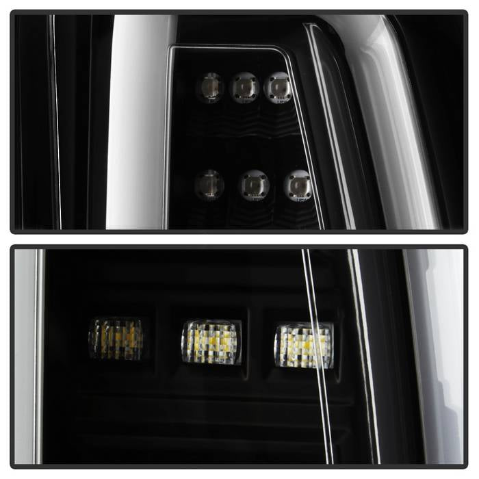 Spyder 15-17 GMC Yukon LED Tail Lights - Black (ALT-YD-GY15-LED-BK) 5085702