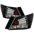 Spyder Honda Accord 08-12 4DR LED Tail Lights Black ALT-YD-HA08-4D-LED-BK 5032621