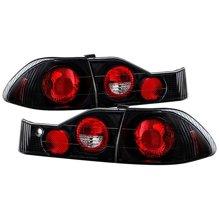 Spyder Honda Accord 98-00 4Dr Euro Style Tail Lights Black ALT-YD-HA98-BK 5004321