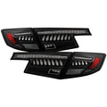 SPYDER Apex 22-24 Honda Civic 5-Door LED Tail Lights - Black (ALT-YD-HC225DAP-SEQGR-BK) 5089113