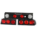 Spyder Honda CRX 88-91 Euro Style Tail Lights Black ALT-YD-HCRX88-BK 5005120