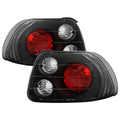 Spyder Honda Del Sol 93-97 Euro Style Tail Lights Black ALT-YD-HDS93-BK 5005168