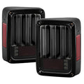 Spyder 07-16 Jeep Wrangler Verison 2 Light Bar LED Tail Lights - Smoke (ALT-YD-JWA07V2-LBLED-BSM) 5084781