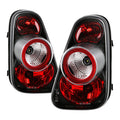 Spyder Mini Cooper 02-06/Cooper Convertibles 05-08 Euro Style Tail Lights Black ALT-YD-MC02-BK 5006240