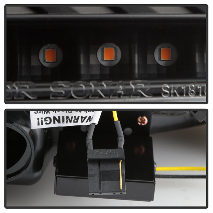 Spyder Mitsubishi Lancer/Evolution X 08-14 V2 LED Tail Lights - Black ALT-YD-ML08V2-SEQ-BK 5088130
