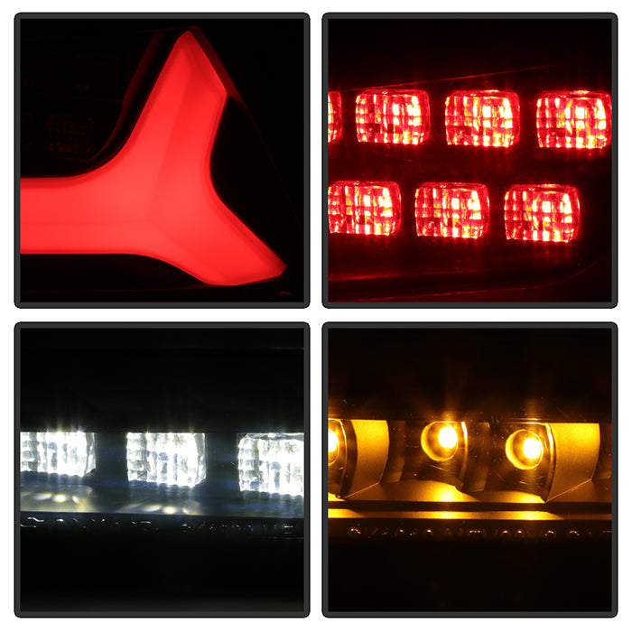 Spyder Mitsubishi Lancer/Evolution X 08-14 V2 LED Tail Lights - Black ALT-YD-ML08V2-SEQ-BK 5088130