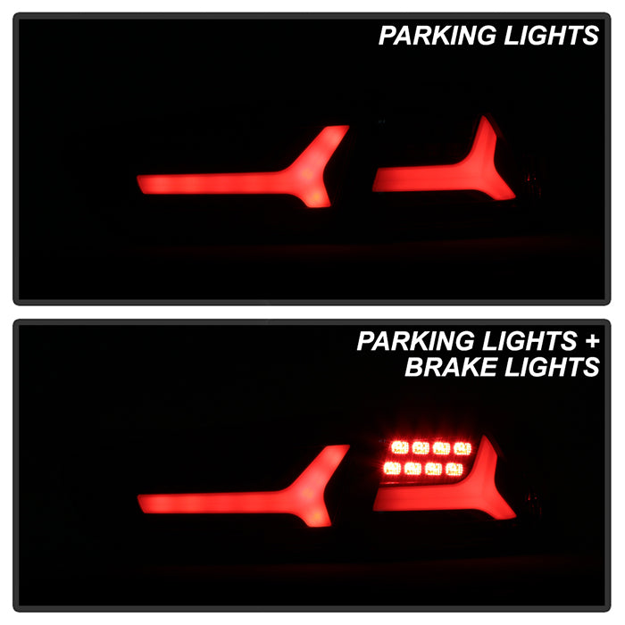 Spyder Mitsubishi Lancer/Evolution X 08-14 V2 LED Tail Lights - Black ALT-YD-ML08V2-SEQ-BK 5088130