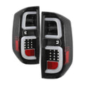 Spyder Toyota Tundra 2014-2016 Light Bar LED Tail Lights All Black ALT-YD-TTU14-LED-BKV2 5085962