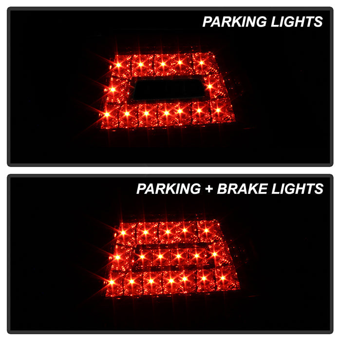 Spyder Volkswagen Jetta 99-04 LED Tail Lights Black ALT-YD-VJ99-LED-BK 5008411