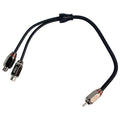 Audio Legion ALY-MFF | 1 ft RCA Adapter Cable - 1 Male to 2 Female