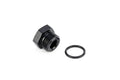 HPS Performance Products AN Fittings Plug, Aluminum, Black