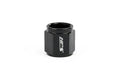 HPS Performance Products Hard Line AN Tube Nut, Aluminum, Black