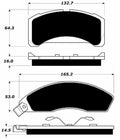 Porterfield Brake Pads for 1982 MERCURY COUGAR