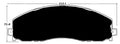 Porterfield Brake Pads for 2016 FORD F250 3/4 Ton 4WD Rear Discs 7 Lug