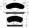 Porterfield Brake Pads for 1987 MERCURY COUGAR Turbo w/Rear Discs