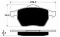 Porterfield Brake Pads for 2004 VOLKSWAGEN BEETLE 1.8 Turbo