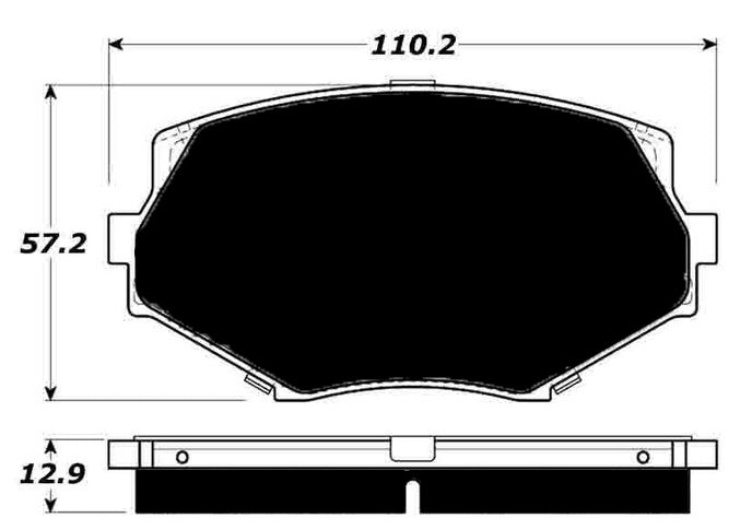 Porterfield Brake Pads for 1996 MAZDA MX-5 MIATA