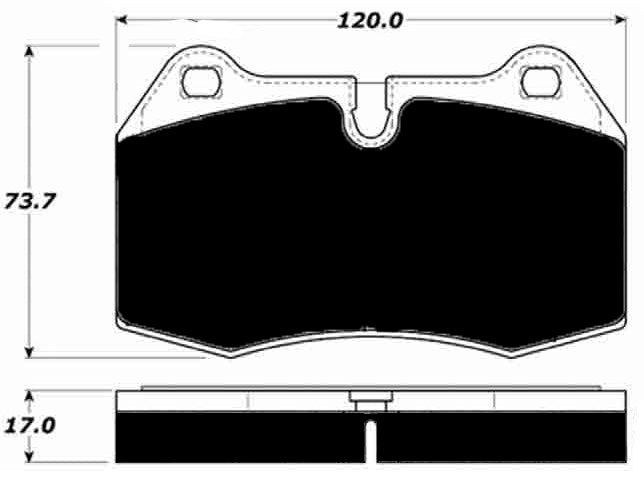 Porterfield Brake Pads for 1997 FERRARI 456 GTA w/Brembo Brakes