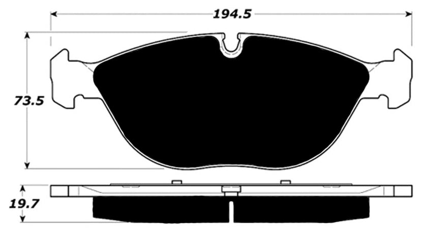 Porterfield Brake Pads for 2003 MERCEDES-BENZ S500 4-Matic