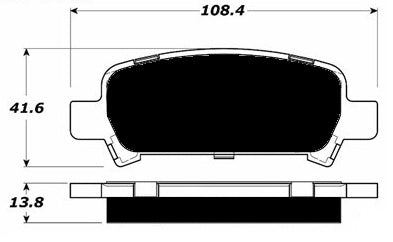 Porterfield Brake Pads for 2003 SUBARU LEGACY WAGON