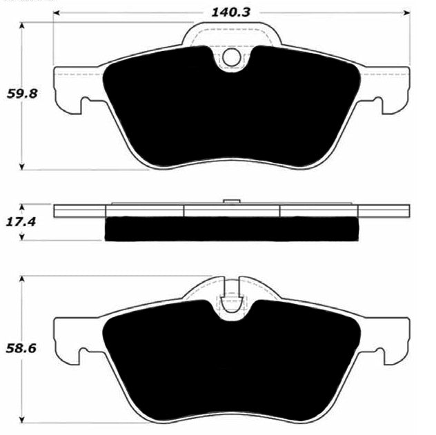 Porterfield Brake Pads for 2002 MINI Cooper