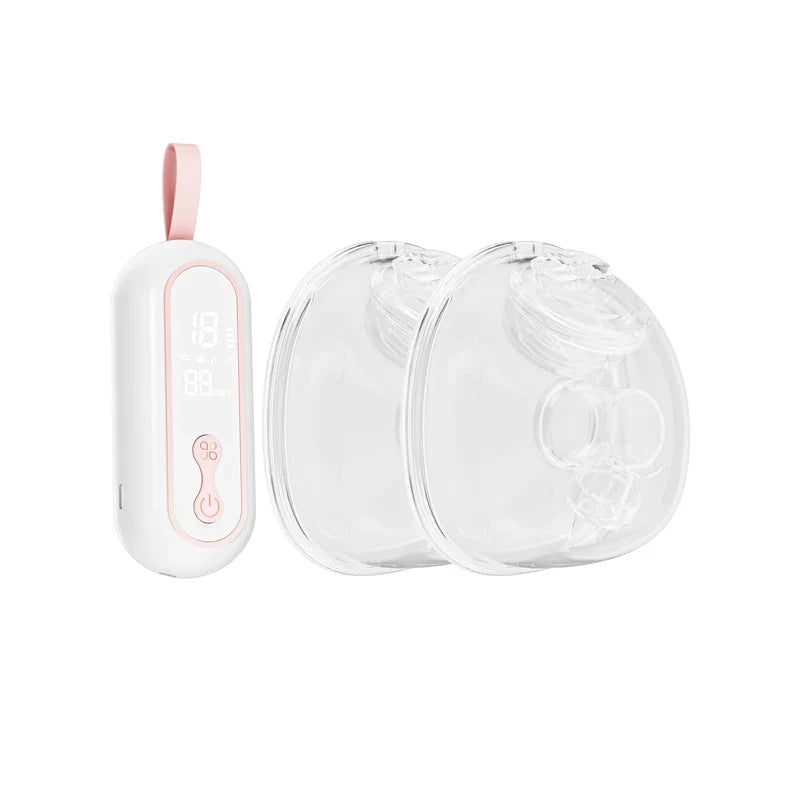 MAMIJOY AV66 Wearable Breast Pump  Portable Low Noise Breastfeeding Pump with 4 Modes 15 Levels Double Electric Breast Milk Pump