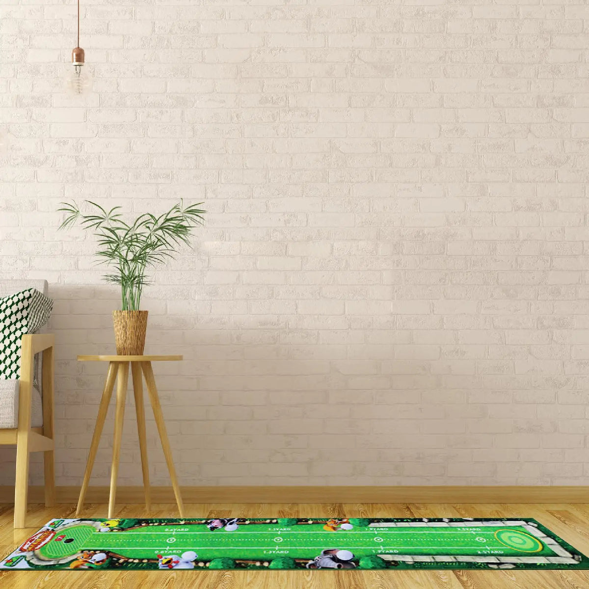 Golf Putting Mat Practical Golf Practice Mat for Park Office Indoor Outdoor