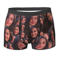Personalized Face Photo Underwear Custom Boxer Briefs Custom Men Valentine's Day Gift For Husband Anniversary Gift for Dad