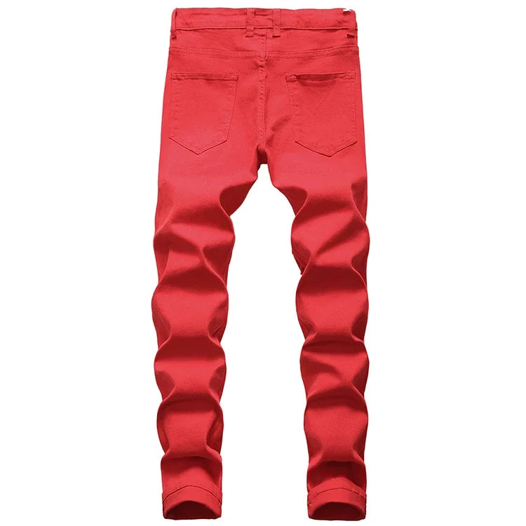 Wholesale High Quality Custom Men Straight High Street Eco-Friendly Breathable 100% Cotton Heavyweight Denim Slim Fit Black