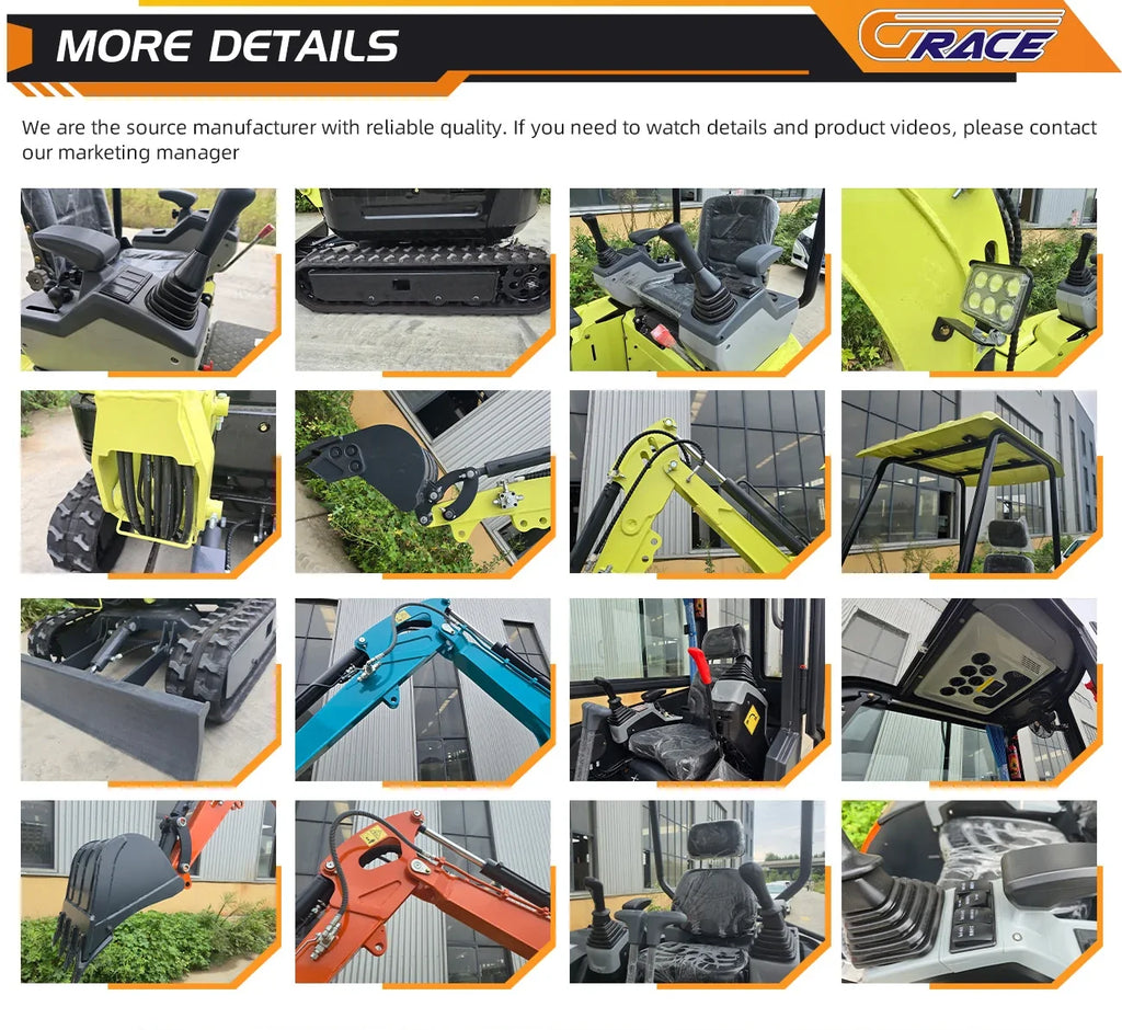 1.8 Ton Mini Excavator – Kubota Diesel Crawler Digger with Hydraulic Pilot Controls