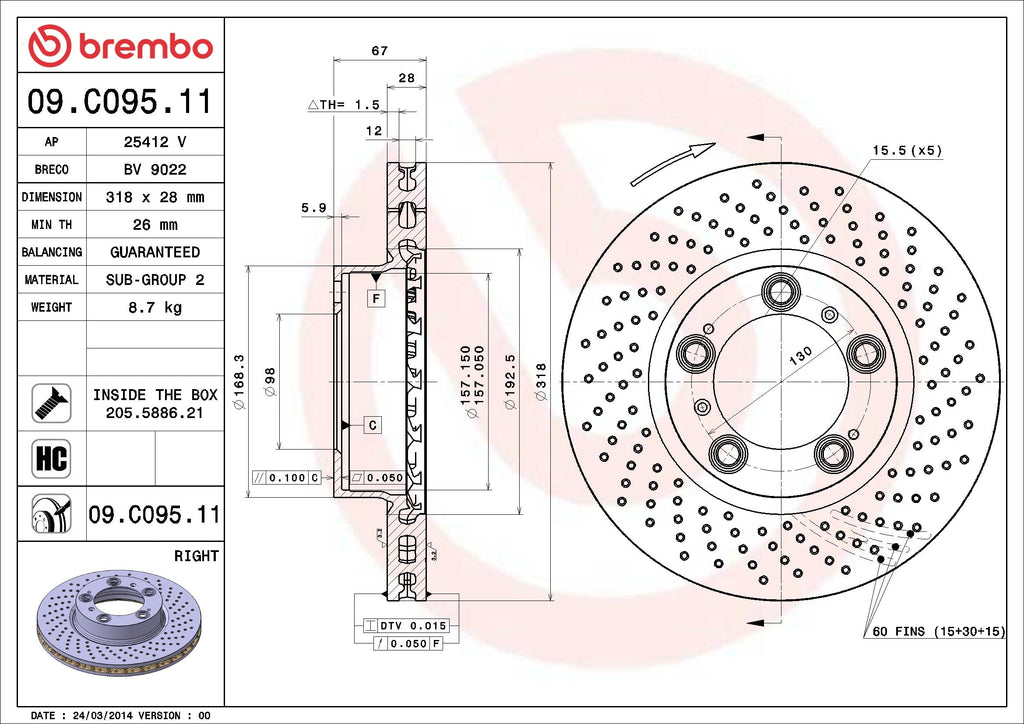 Brembo 09.C095.11