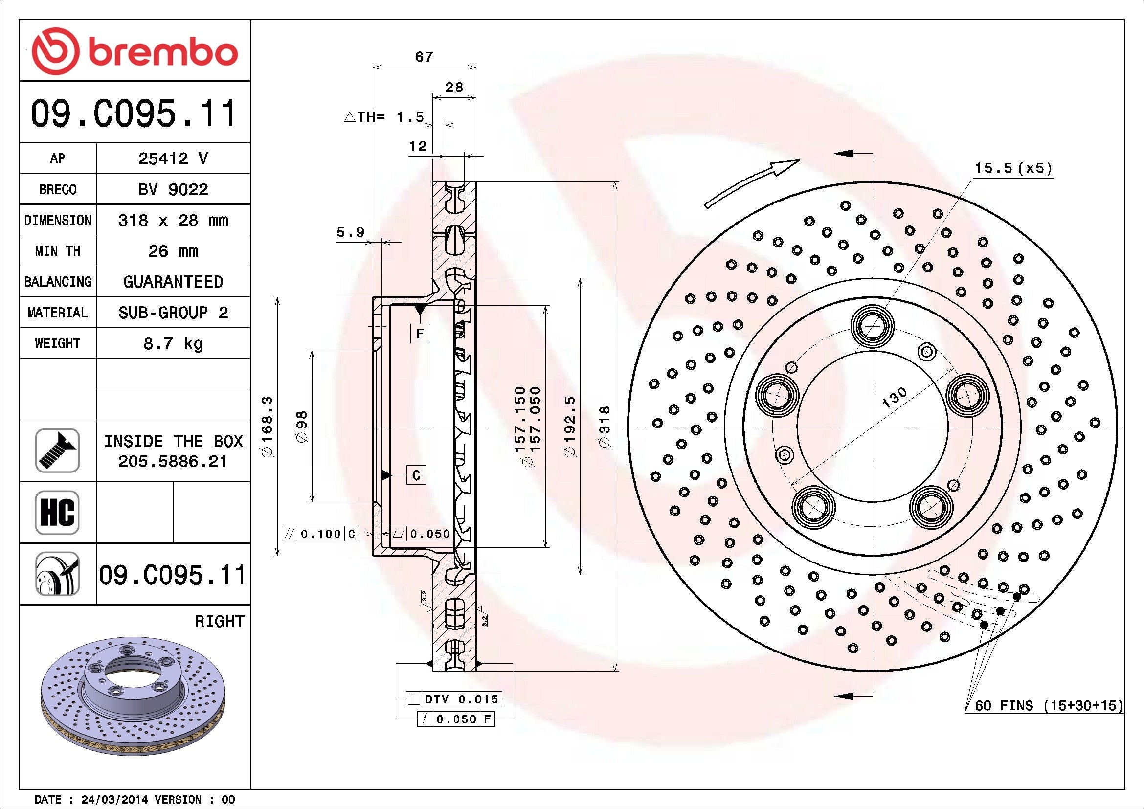 Brembo 09.C095.11