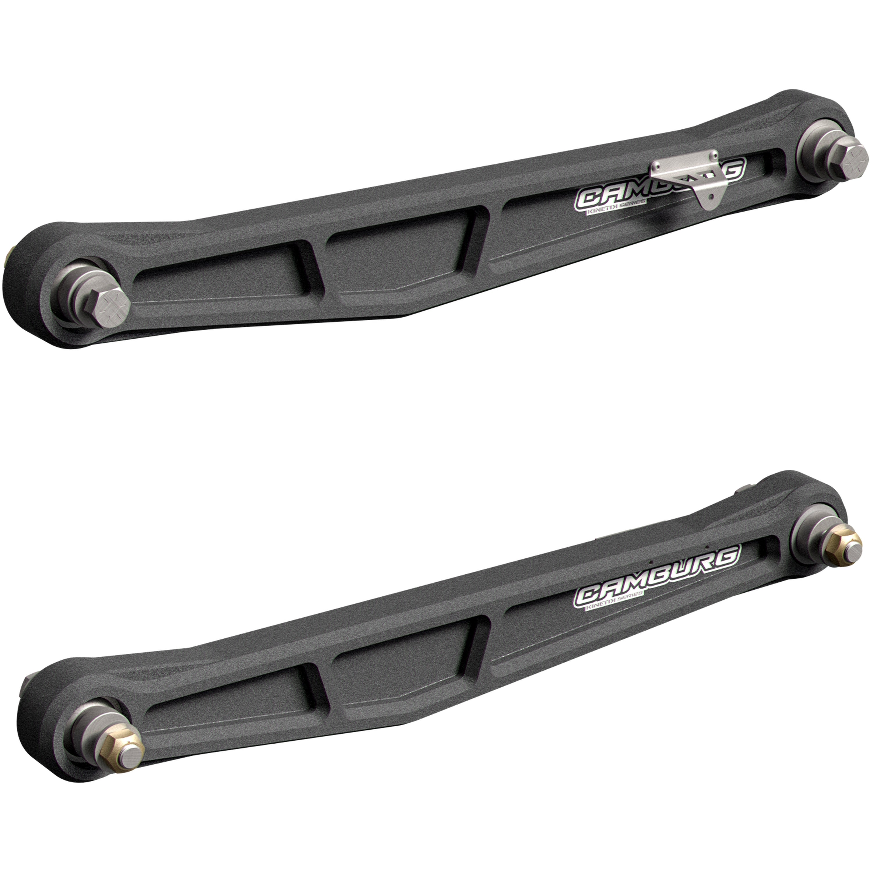 Camburg Ford Bronco Raptor 22-25 KINETIK Series Rear Billet Lower Trailing Arm Kit (GRAY) CAM-120035-GRY