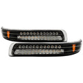 SPYDER Xtune Chevy Silverado 99-02 LED Amber Bumper Lights Black CBL-CS99-LED-BK 5014566