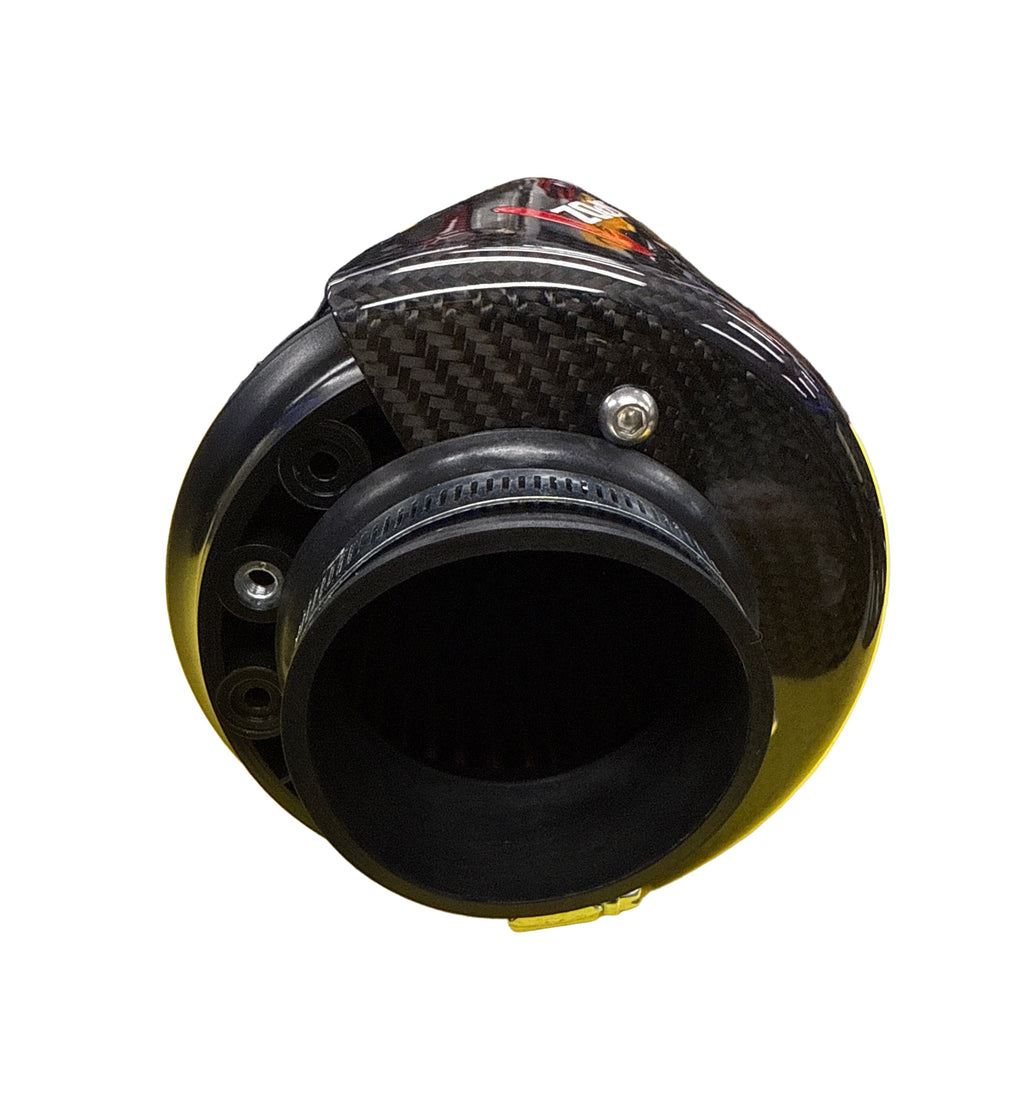 SPDZ1 Carbon Cover High Velocity 3" Inlet Intake Filter