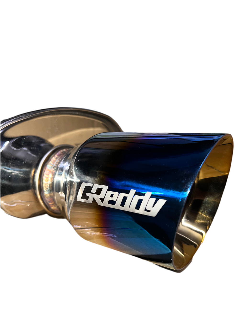 Greddy Style Weld-On Muffler – 3.5" Outlet / 2.5" Inlet