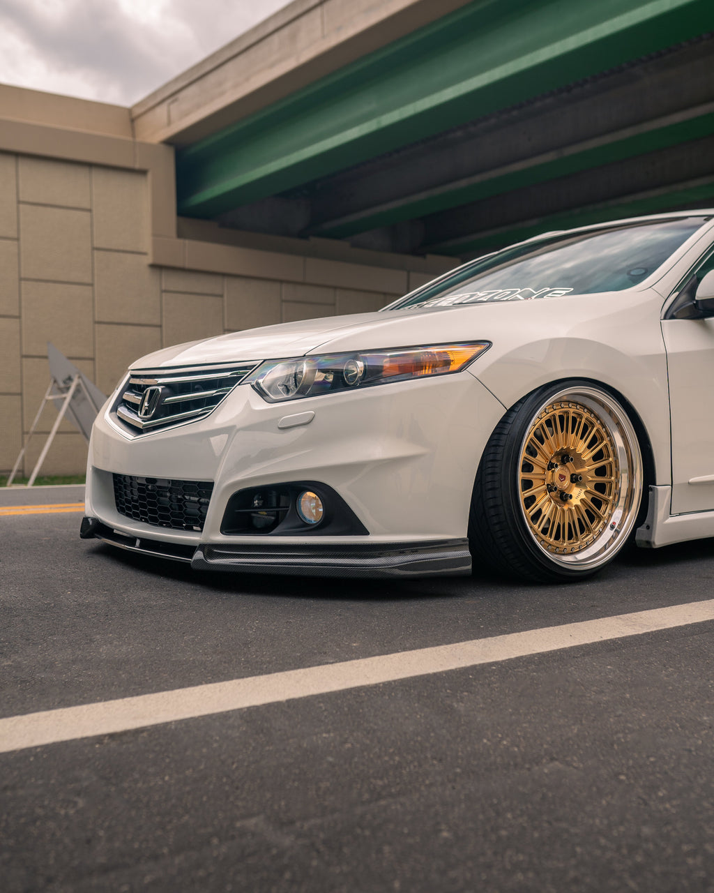Spdz1 09-14 Acura Tsx Modulo Carbon Fiber Front Lip