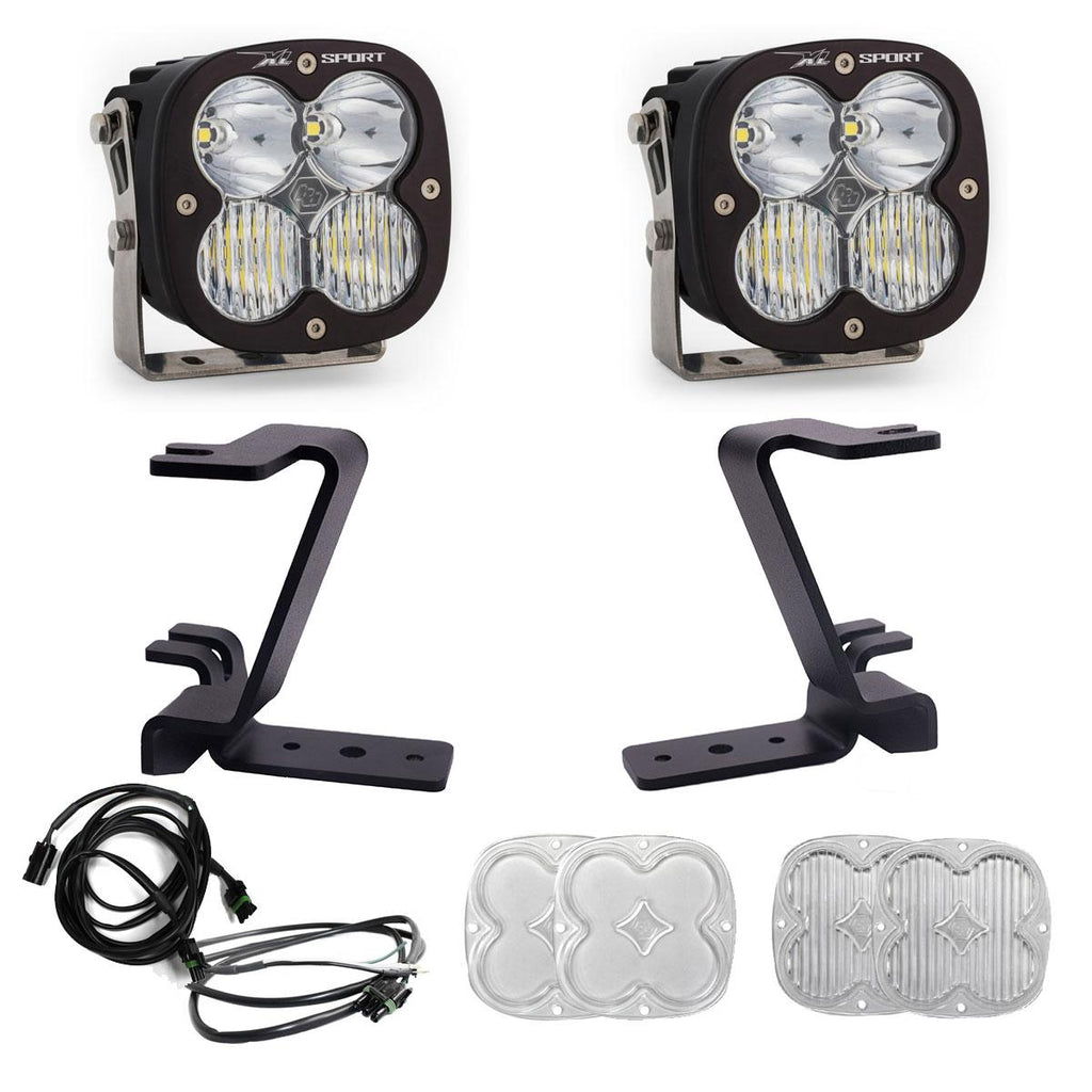 Baja Designs 2023+ Ford F-250/350 Super Duty XL Sport A-Pillar Light Kit w/ Upfitter 448210UP